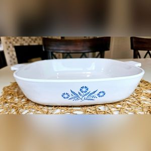 Vintage Corning Ware 10 inch Casserole Dish without lid